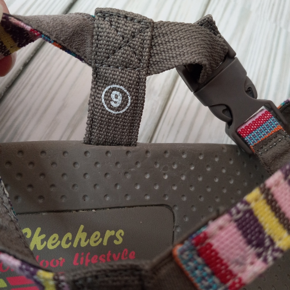 Skechers Reggae Sporty Trail On By Sandals - Picture 9 of 9